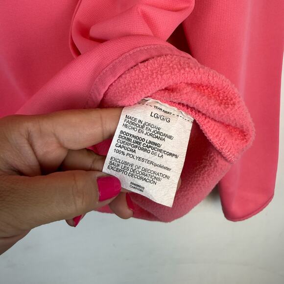 Under Armour Brushed Pink Hoodie Womens Loose Fit - L - Picture 4 of 9